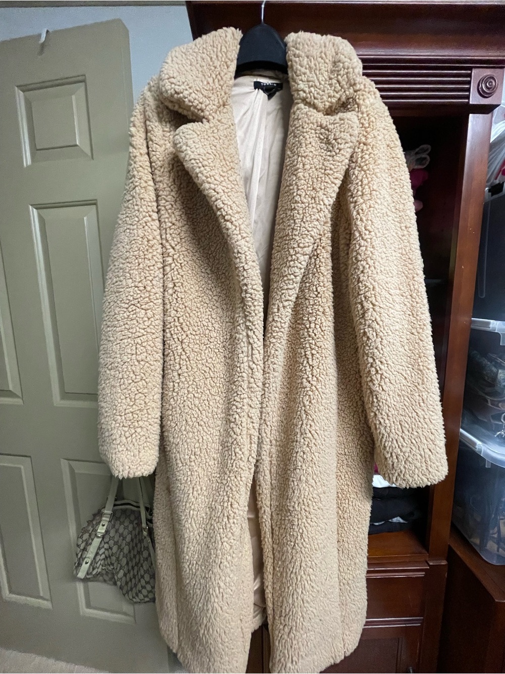 Torrid beige Teddy Long Coat
